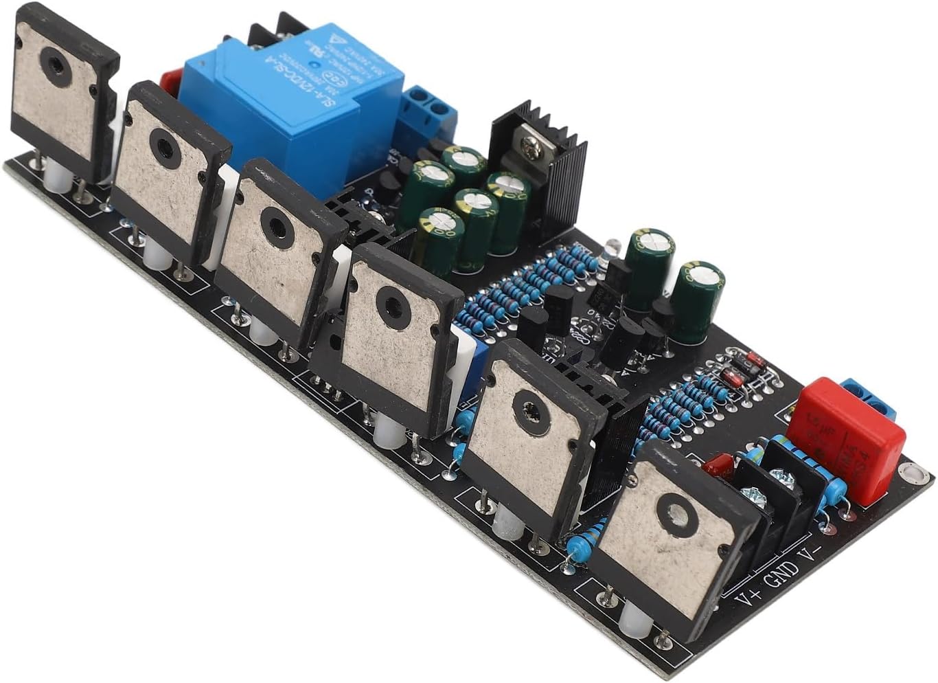 300W Power Amplifier Board Single ChannelHigh-Power Audio Amplifier Module for Speakers, Easy Installation Class AB Amplifier Board