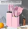 Kitchen Utensil Set with Holder – 19-Piece Silicone Cooking Tools with Stand | Heat Resistant, Non-Stick, BPA-Free | Cooking Utensils for Home & Professional Use #1