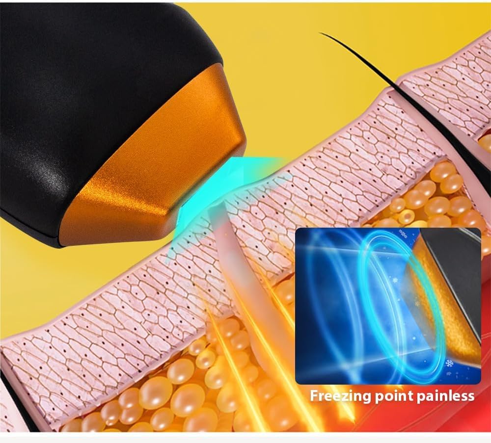 3 Longueur d'onde 755 nm, 808 nm et 1064 nm 2 En 1 Épileuse laser à diode avec rajeunissement de la peau en quelques secondes Machine de beauté anti-âge (noir)