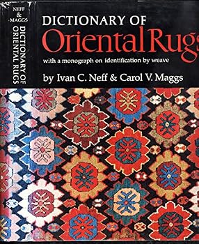 Hardcover Dictionary of Oriental Rugs : with a monograph on identification by weave Book