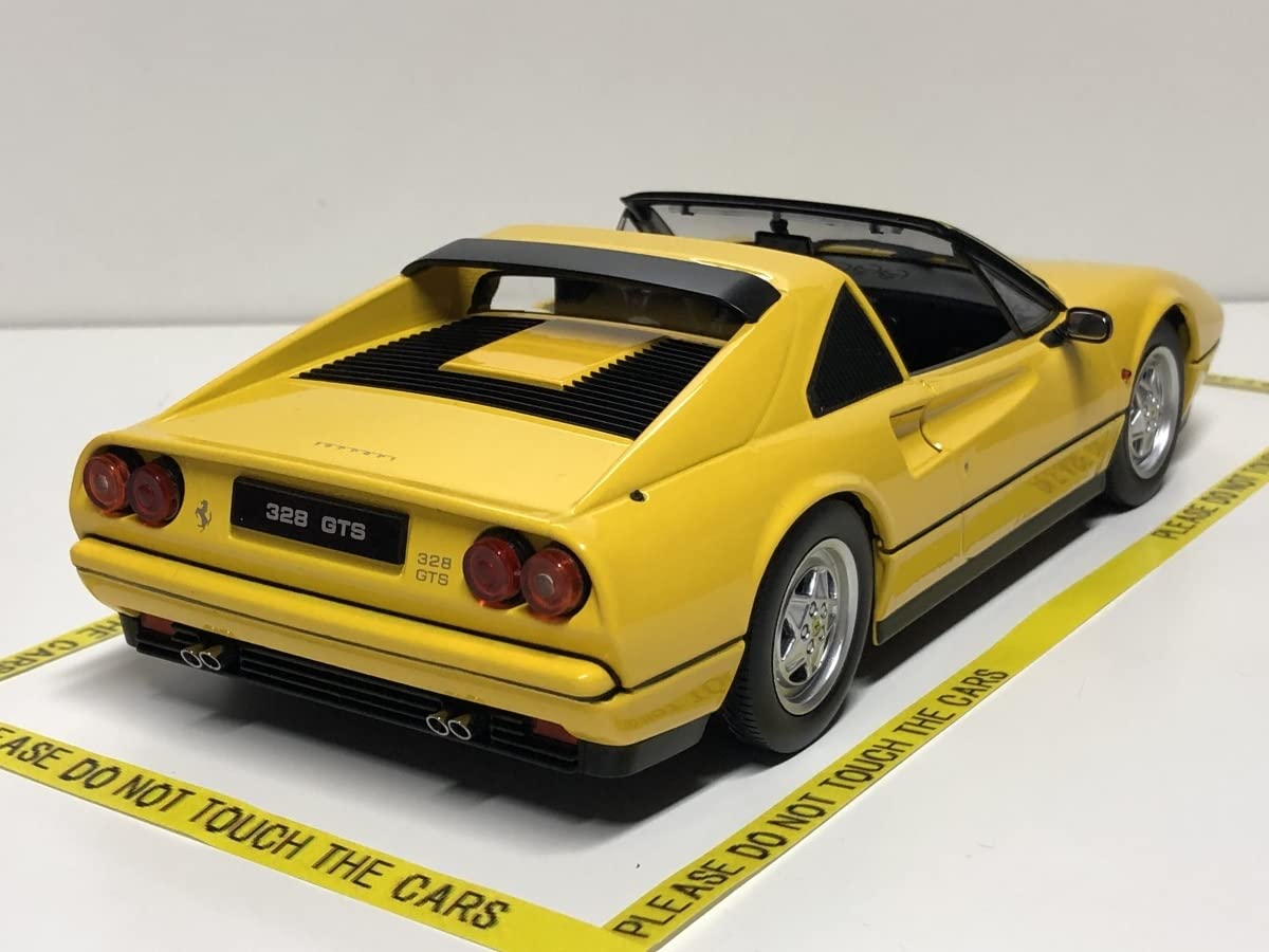 Amazon | KK scale 1/18 Ferrari 328 GTS 1985 イエロー ダイキャスト