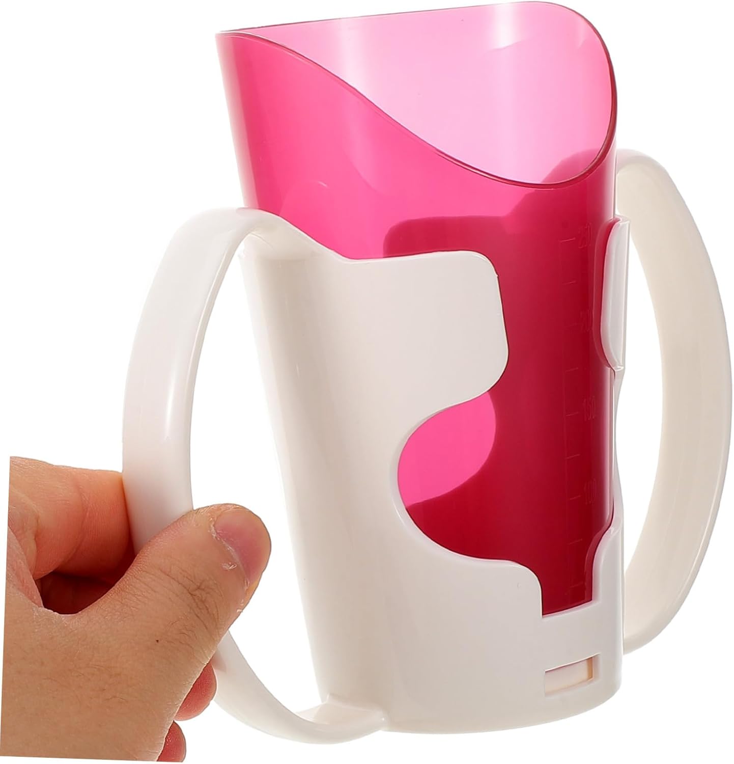 Zerodeko Bedridden Elderly Nursing Cup Water Cup Handle Hot Drink for Disabled Patients Choking Prevent