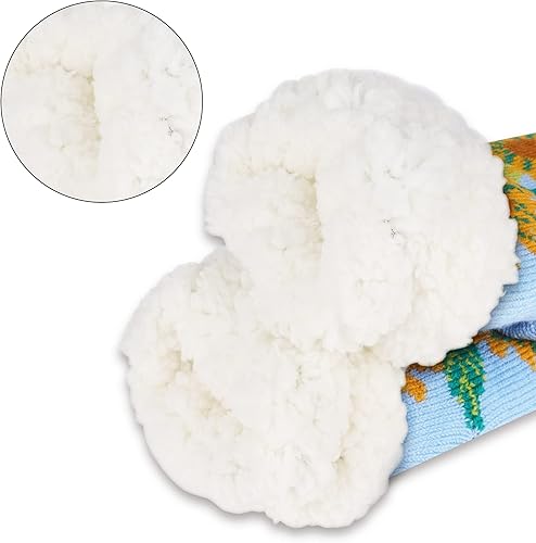 Miniatura 3 de Jeasona Womens Fuzzy Slipper Socks with Grippers Gifts for Women Warm Cozy