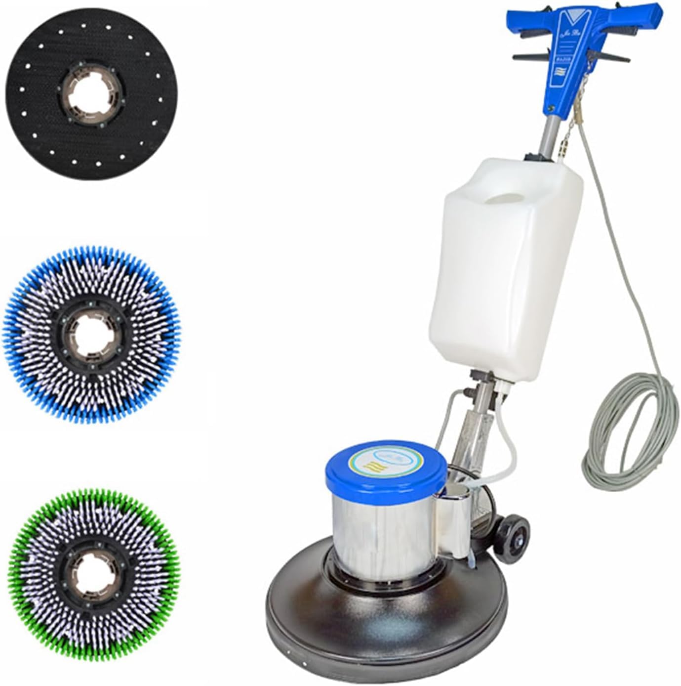 Kit De Limpieza para Alfombras Y Suelos Duros con 3 Almohadillas De Pulido: Ideal para Madera, Baldosas, Laminados Y Alfombras. Potente Pulidor para Una Limpieza Profunda Y Un Brillo Excepcional.