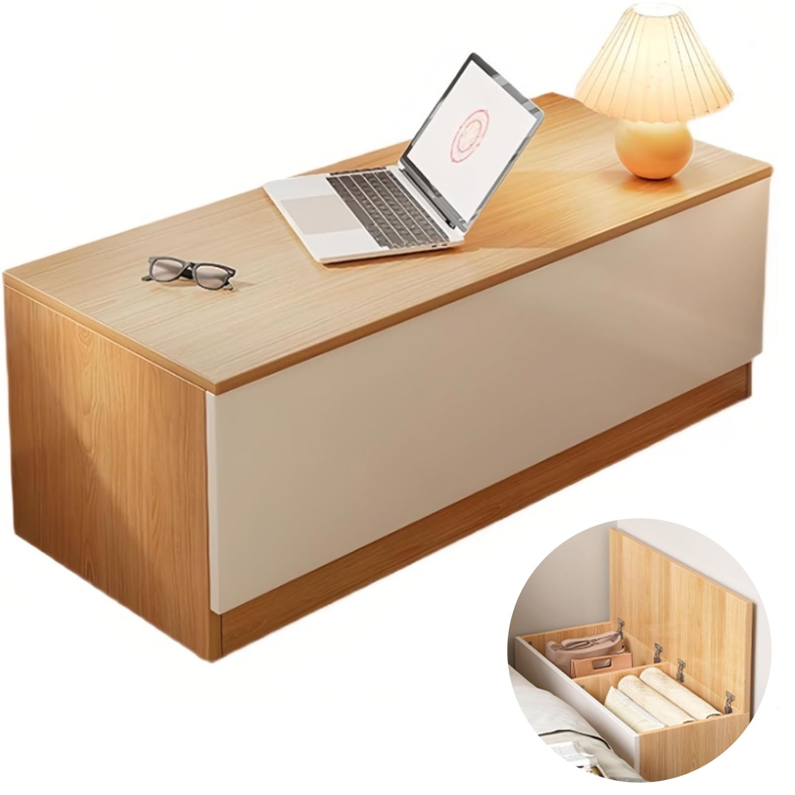 Amazon.co.jp: DKPLOE 収納ベンチ 玄関収納ボックス リビング 玄関