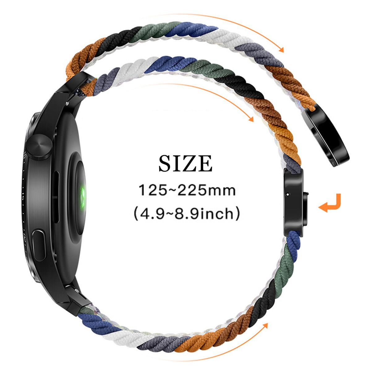 GARMIN vívomove Style スマートウォッチ（交換バンド4本付） Amazon.co.jp: コンパチブル Garmin Vivomove Sport/Vivomove