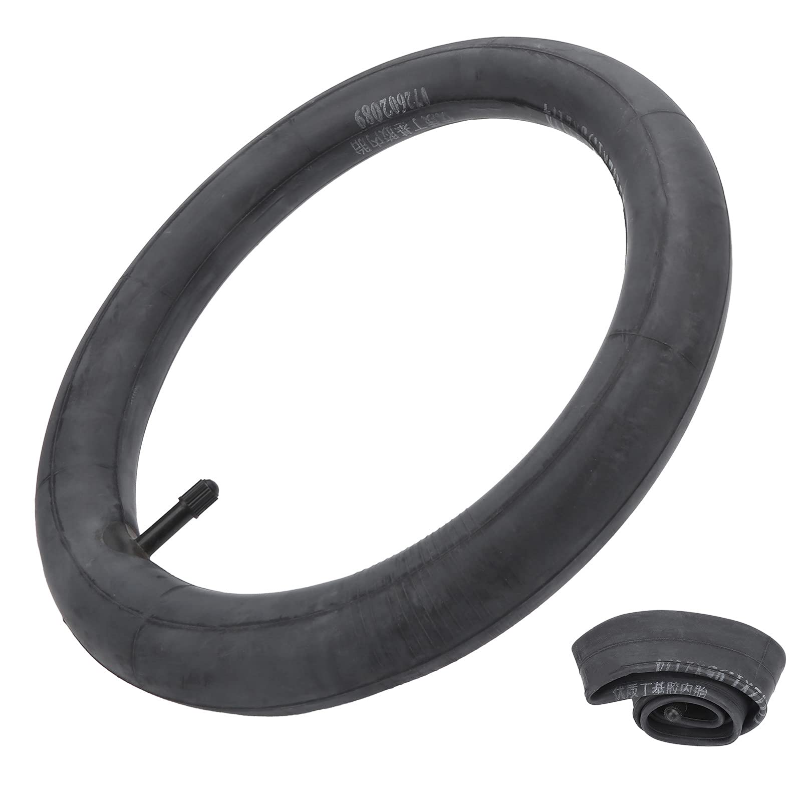 Camere d'Aria per Bici, Guarnizione Valvola Camera d'Aria da 12 Pollici Valvola Schrader per Bicicletta Camere d'Aria in Gomma Butilica Accessori Compatibili per Bici Pieghevole