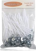 Vista 1 de MILIVIXAY 100 mechas de vela de 3.5 pulgadas, mechas preenceradas para hacer velas.