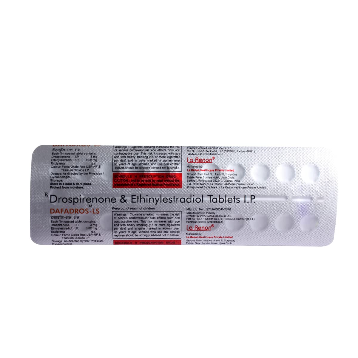 Dafadros-LS - Strip of 24 Tablets
