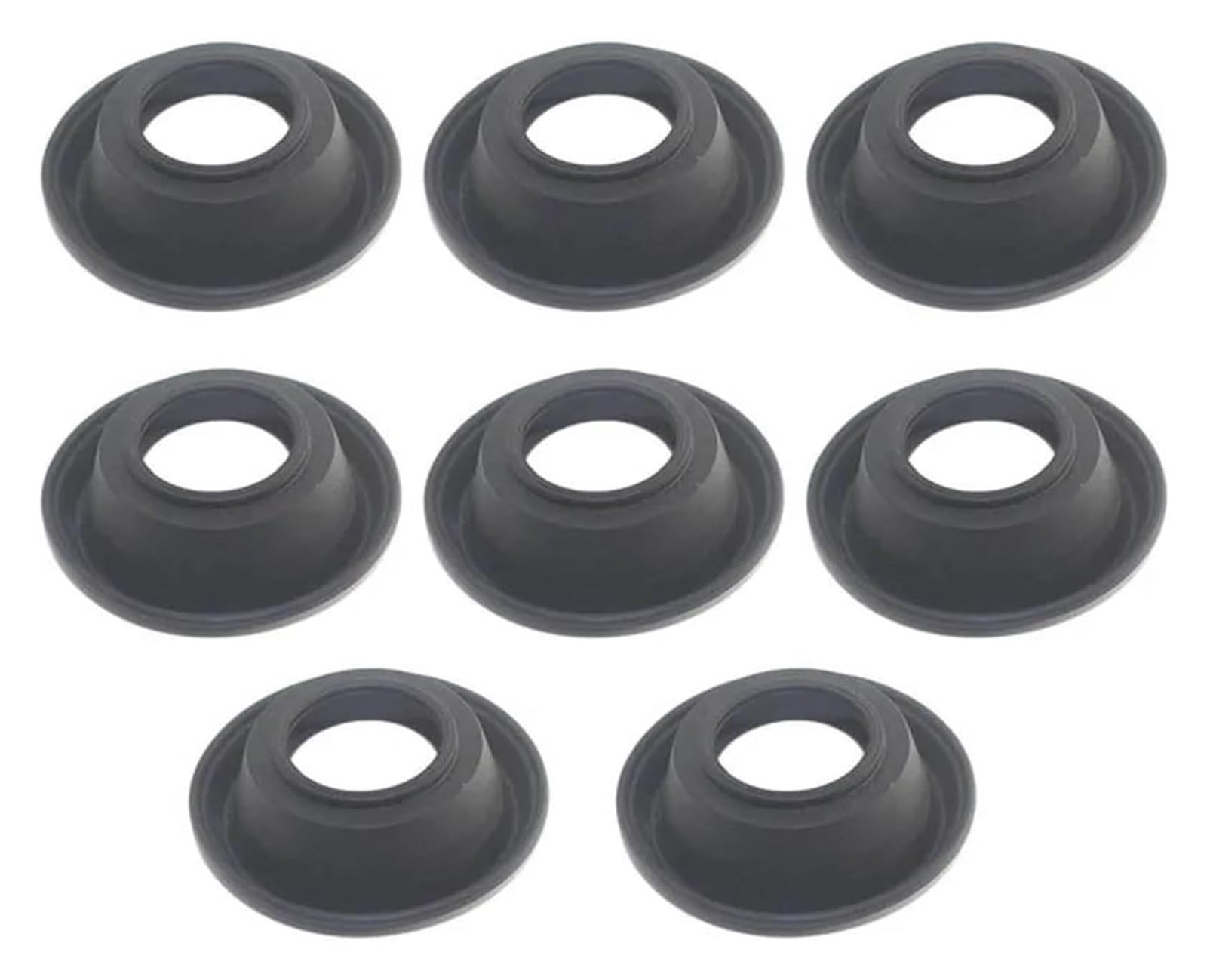 Carburador Repuesto Moto para Kawaskai ZZR600 2006 2007 2008 Membrana De Vacío Émbolo 4 Piezas Diafragma Carburador Motocicleta(8pcs)