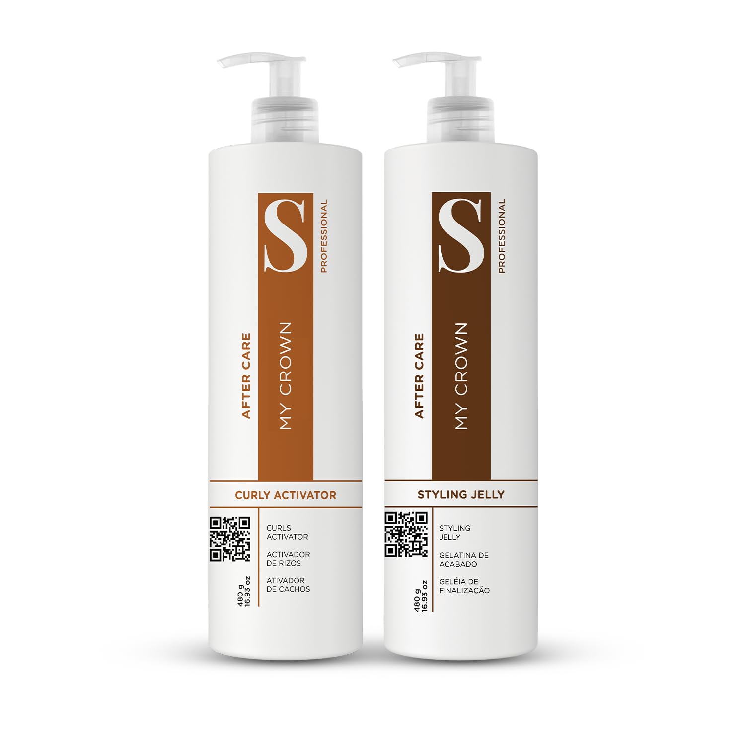 Curl Activator + Styling Jelly Kit | By Curl Specialists | Perfect Finish | Up to 7 Days Frizz-Free Definition | 10 Exotic Oils, Heat Protection | All Curl Types 1C–4C | Vegan, 2x16.9oz