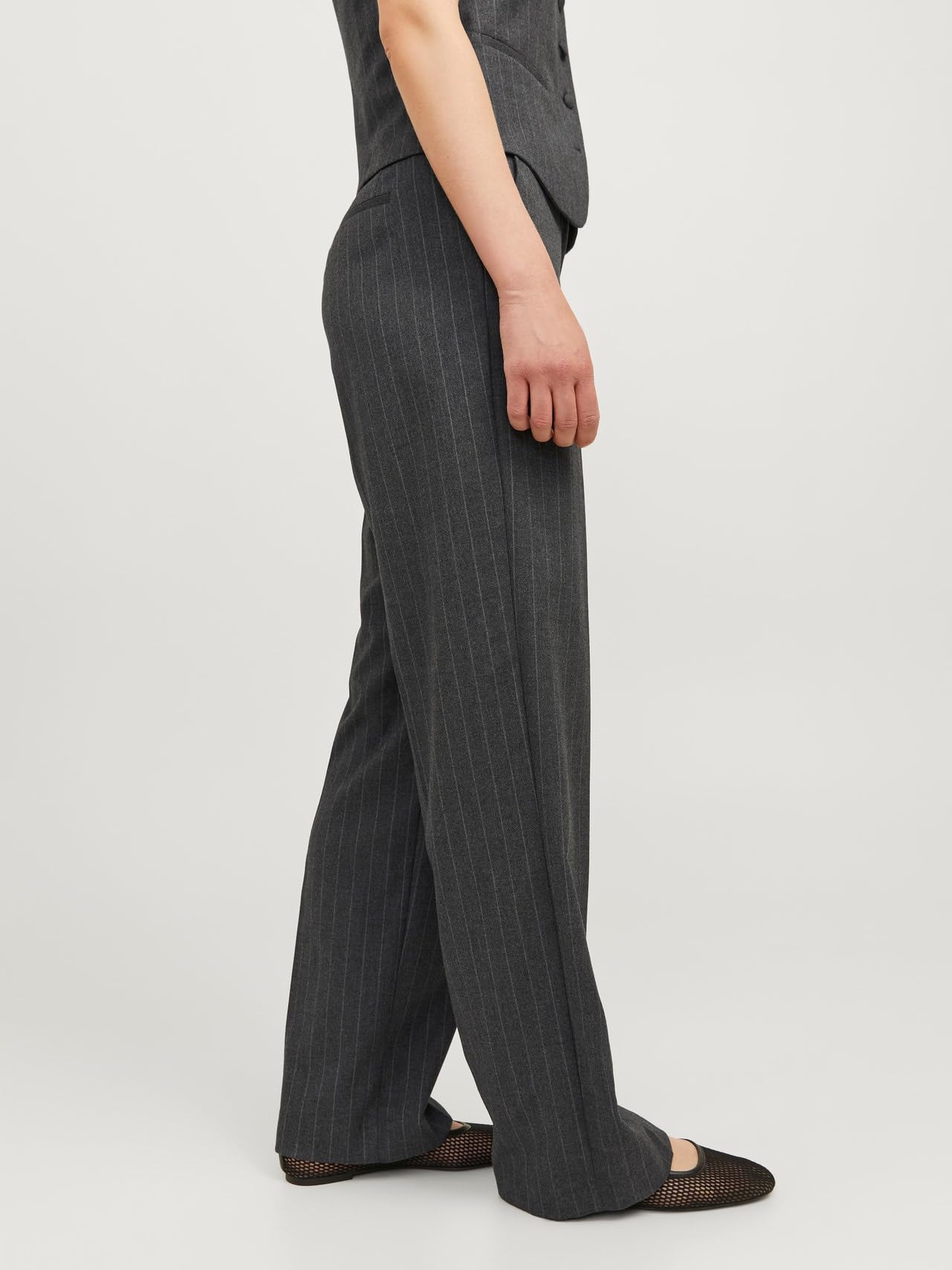 JJXX Jxmary-Pantaloni Spazzolati HW Pant TLR SN Donna