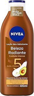 NIVEA Hidratante Desodorante Beleza Radiante Cuidado Intenso 400ml - Desenvolvido especialmente para a beleza da pele negra, ajuda na reparação das áreas ressecadas