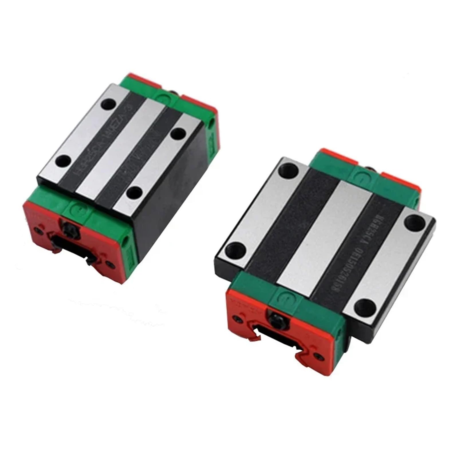 2 szt. HGR15 HGH15 kwadratowa prowadnica liniowa szerokość 15 mm długość + 4 szt. wózków blokowych HGH15CA/kołnierz HGW15CC grawerowanie routera CNC (HGH15CA, 1000 mm)