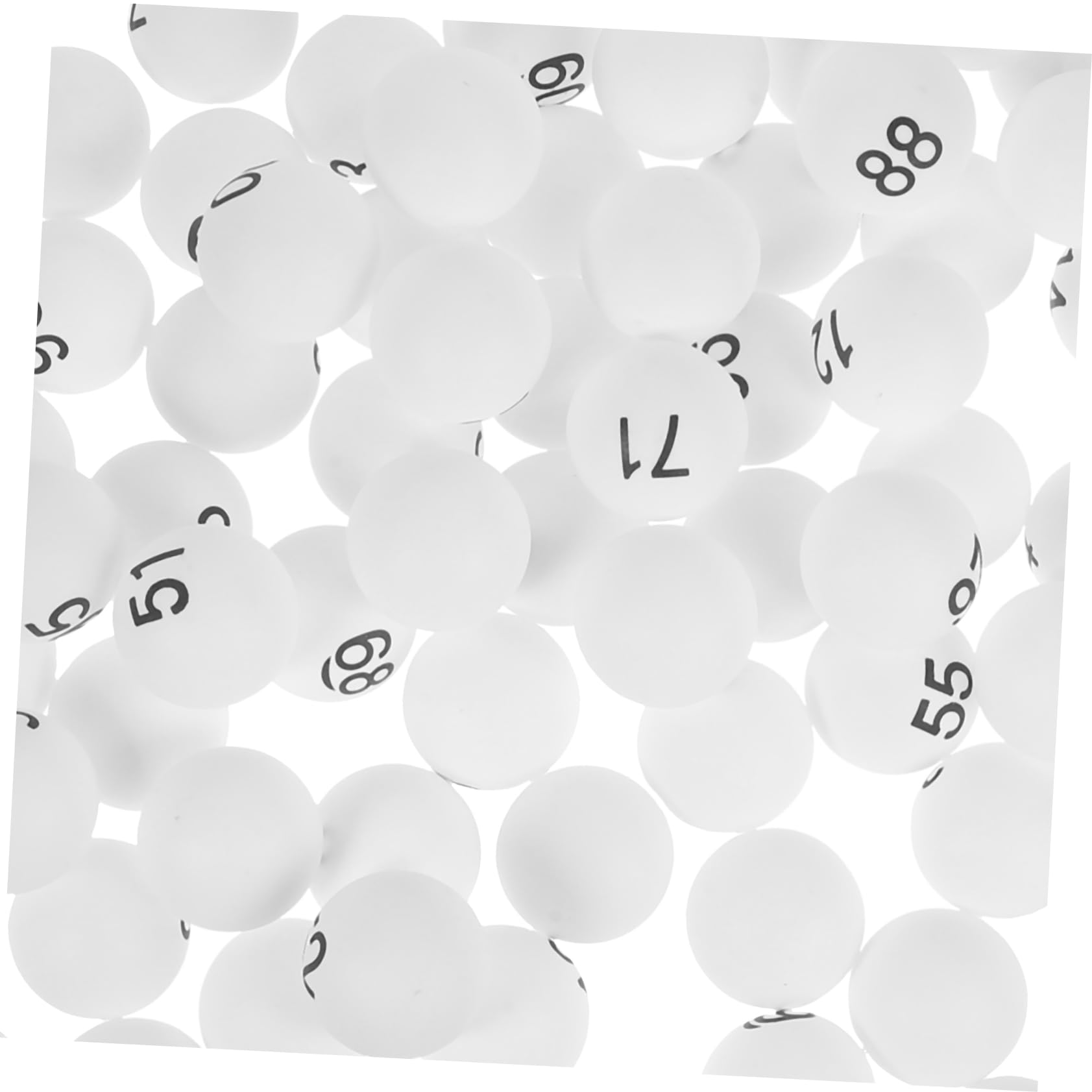 TOYANDONA 100 sztuk plastikowe piłki do tenisa stołowego 4 cm numerowane Bingo Ball lotteria kolorowe kulki ping Pong 1-100 wesele przyjęcie urodzinowe dostarczane czerwone