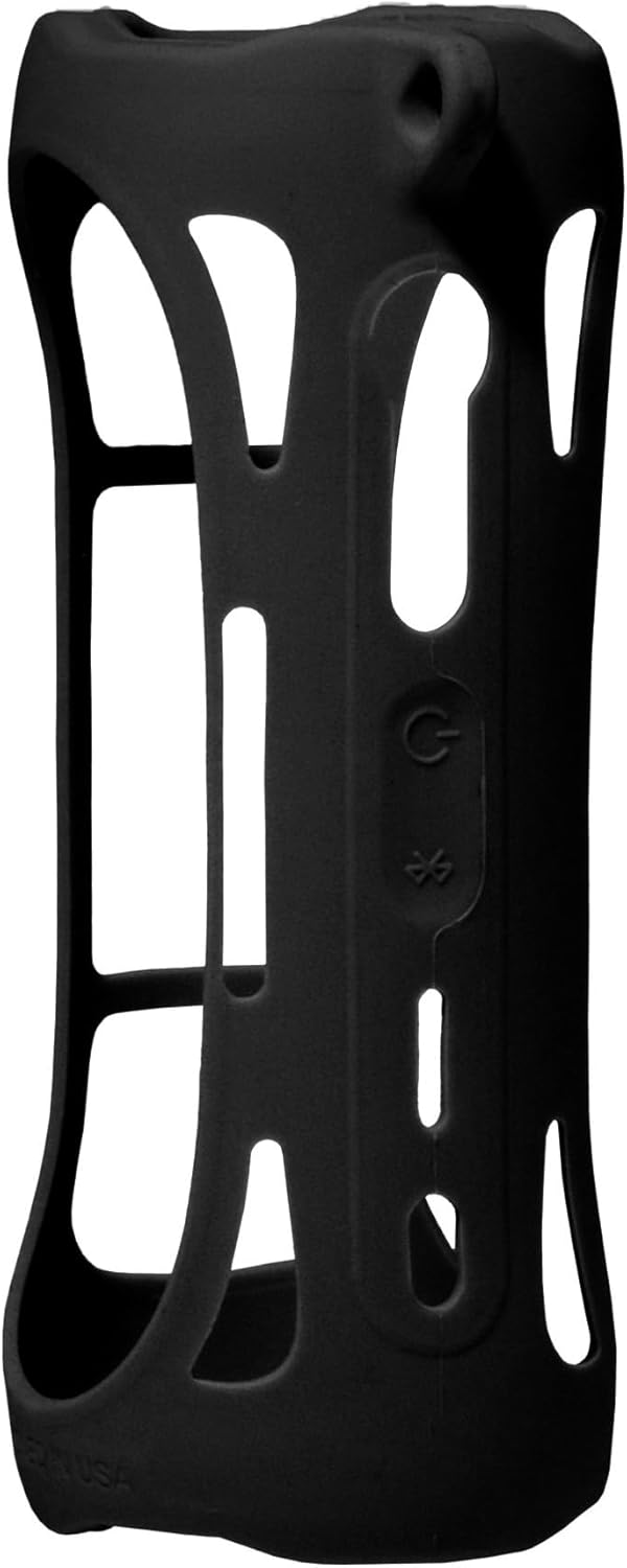 Silicone Cover Skin for JBL Flip 6 Portable Bluetooth Speaker by Alltravel, Portable Full Protection Solution, Customized Skin with Color and Shape Matching (Black) - Image 4