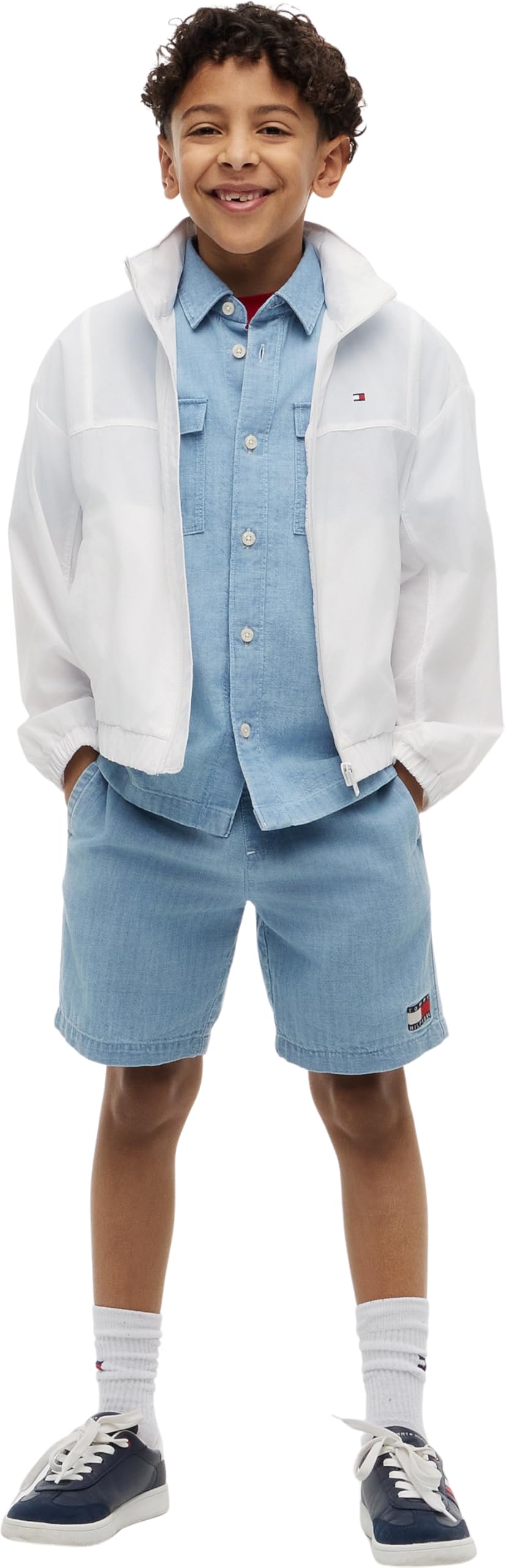 Tommy Hilfiger Unisex Kinder Windbreaker Jacket Ks0ks00741 Jacken (1er Pack)
