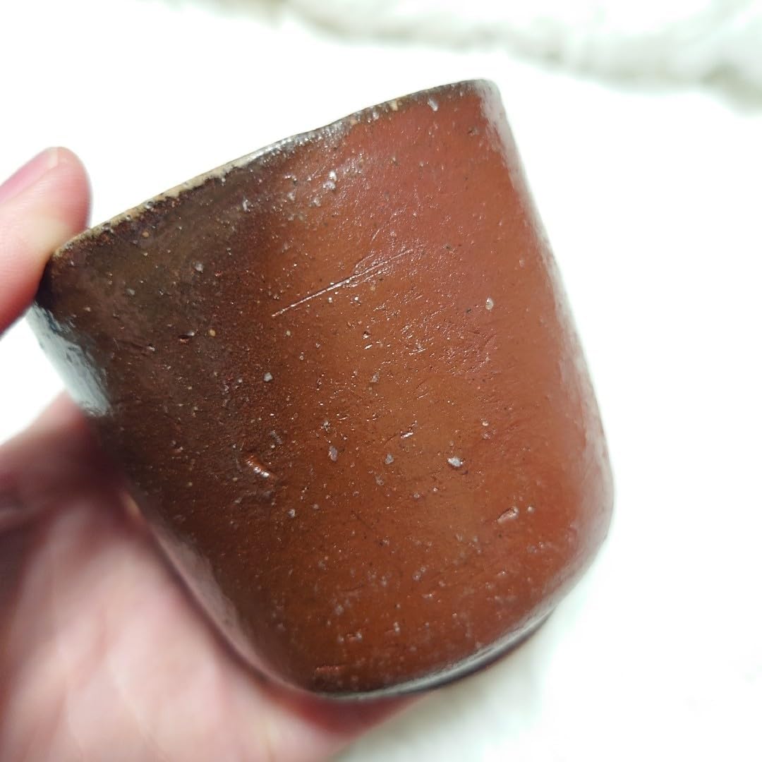 【2575】ハシビロコウ　カップ…備前焼 2575】ハシビロコウ カップ…備前焼 - メルカリ