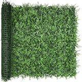 BHXCL Artificial Green Wall Panels: 48'x120' Boxwood Hedge Green Wall Decor Backdrop, UV-Anti Faux Greenery Plant Wall for Privacy Fence Screen Outdoor Indoor Wedding,Backyard,Garden Home Decor