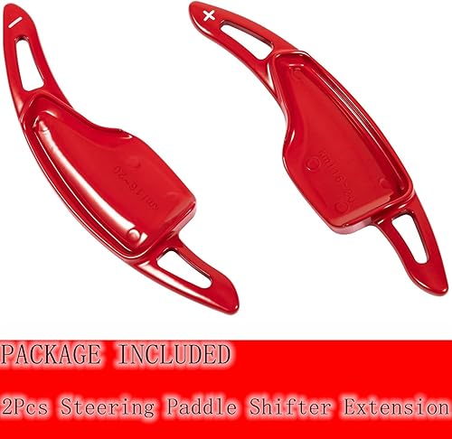 Miniatura 7 de Yoursme Cubierta de aluminio para la palanca de cambios del volante, accesorios interiores para Chevy Chevrolet Camaro 2016-2022, para Chevy C7