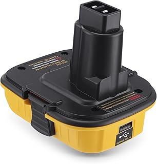 Magolin USB 20V Battery Adapter DCA1820 Replacement for Dewalt 18V Tools Convert 20V Lithium On Battery DCB204 DCB205 for 18V NiCad and NiMh Battery Tools