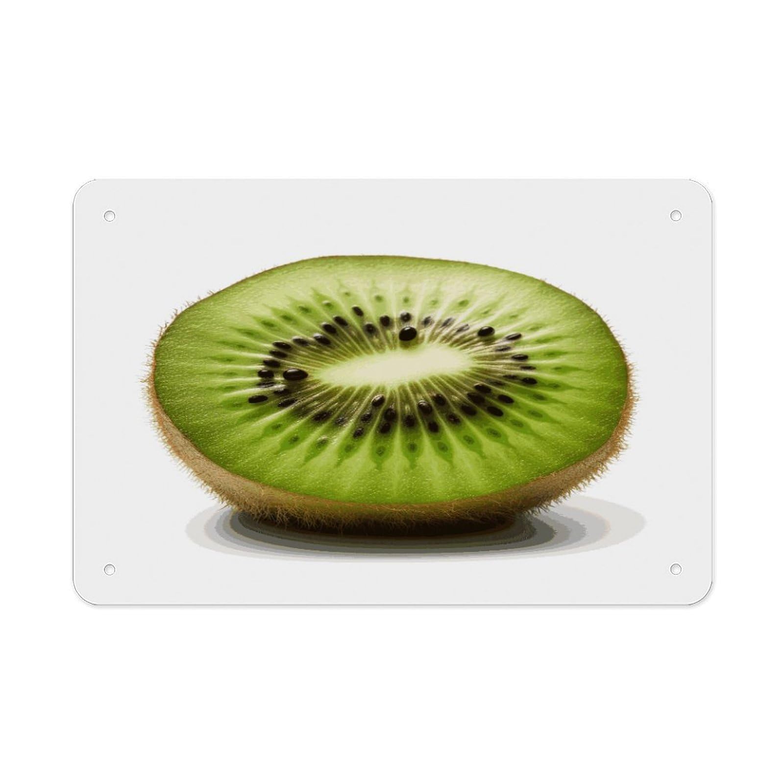 Fekiloot Style Green Kiwi Metal Signs Wall Art Tin Sign