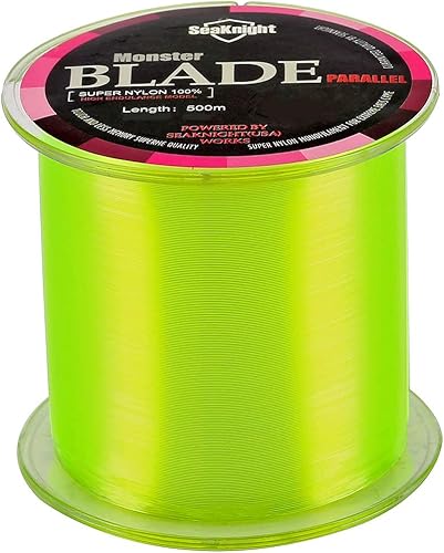 Miniatura 16 de SeaKnight - Línea de pesca de nailon de 1,640.4 ft/3,280.8 ft de material japonés, monofilamento de línea de pesca de mar 2-35 libras Negro-547Yds