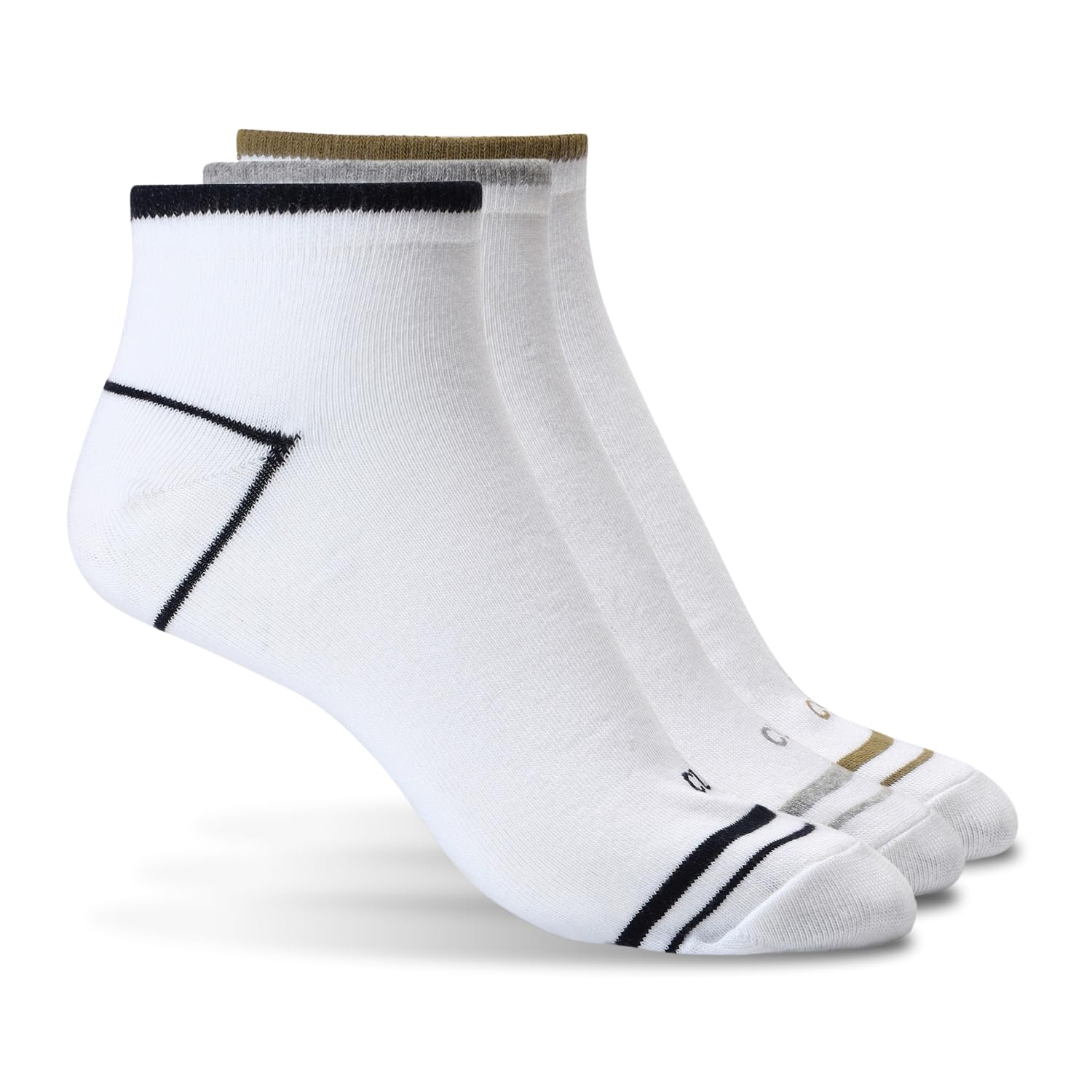 Men’s Cotton Socks – Ultra Soft, Breathable & Anti-Microbial – Ankle Length Casual & Sports Socks with Moisture-Absorbent Fabric, Superior Fit Technology & Durable Design Pack - 3-image-9