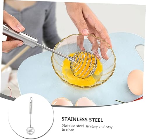 Miniatura 9 de Batidor de metal para remover huevos, batidor de salsa, batidoras de mano, mezclador de masa, herramienta de mano de acero inoxidable, batidor de