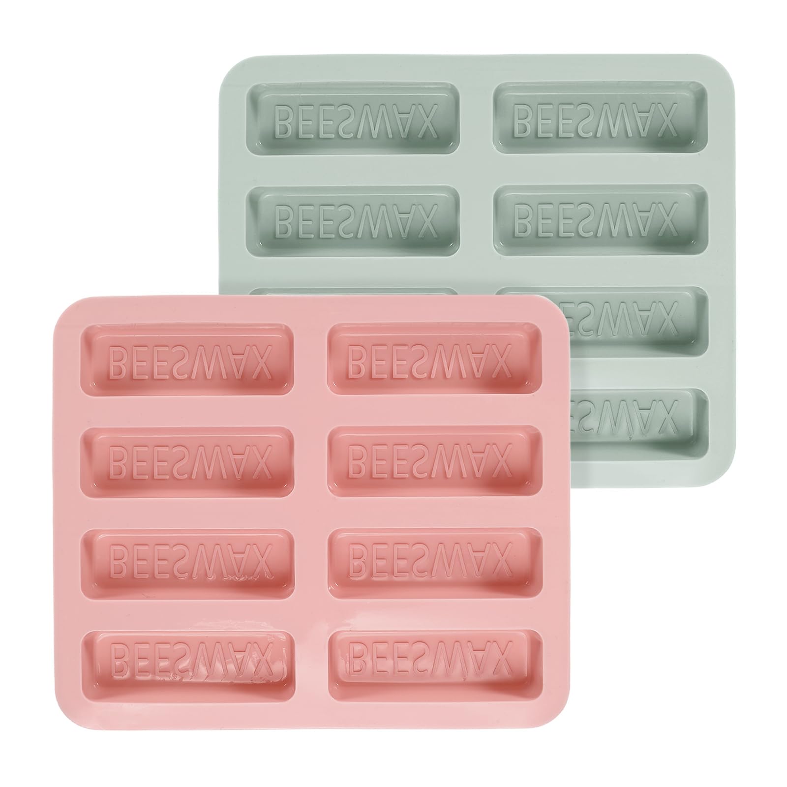 Moule à bougie en cire d'abeille réutilisable 8x79,4g pour fondants, beurre et bonbons