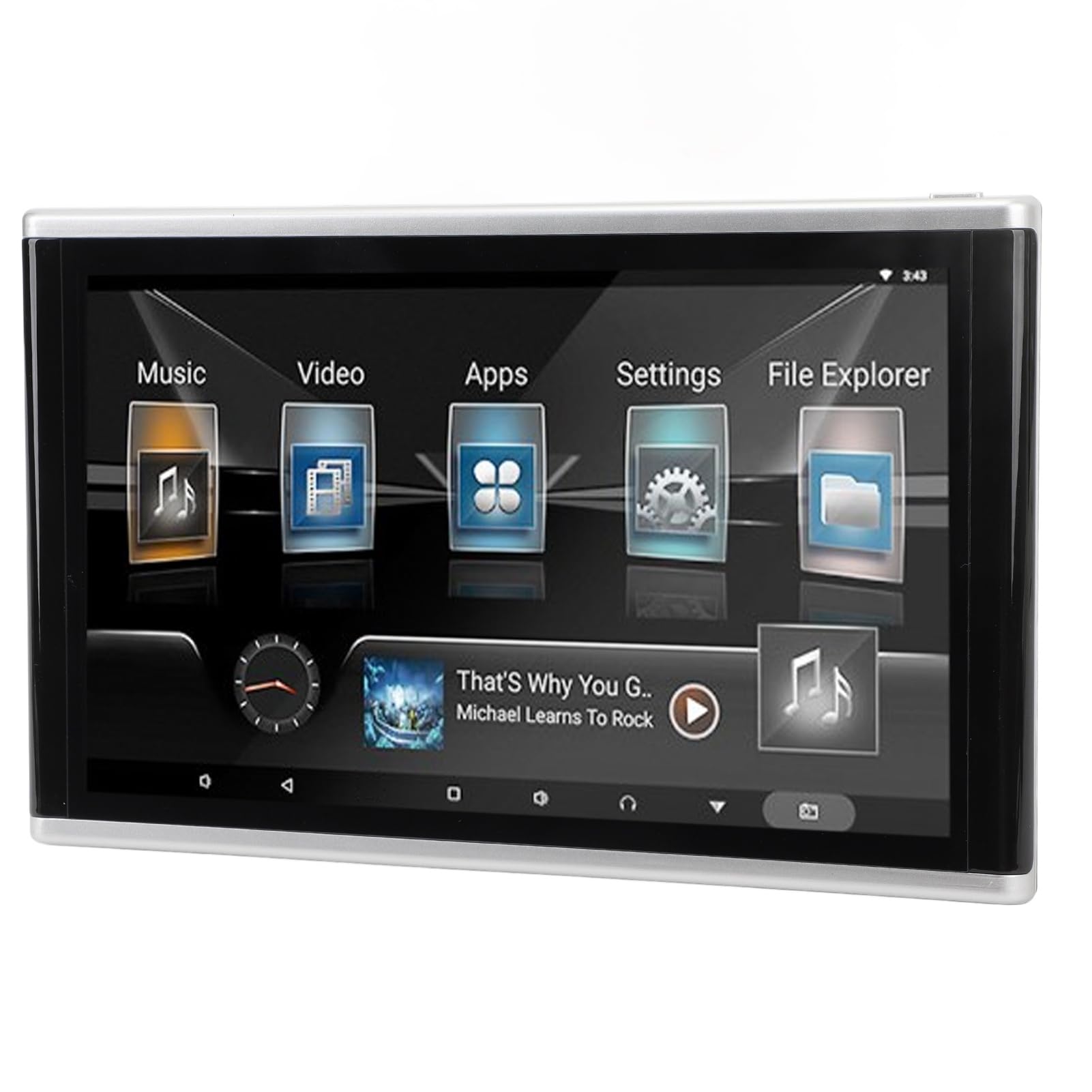 Supporto per Auto 4K 10,1 Pollici, Tablet Monitor per Poggiatesta con ROM 1 GB 32 GB, per il Touch Screen IPS del Sedile Posteriore, per i Monitor TV dei Sedili Posteriori