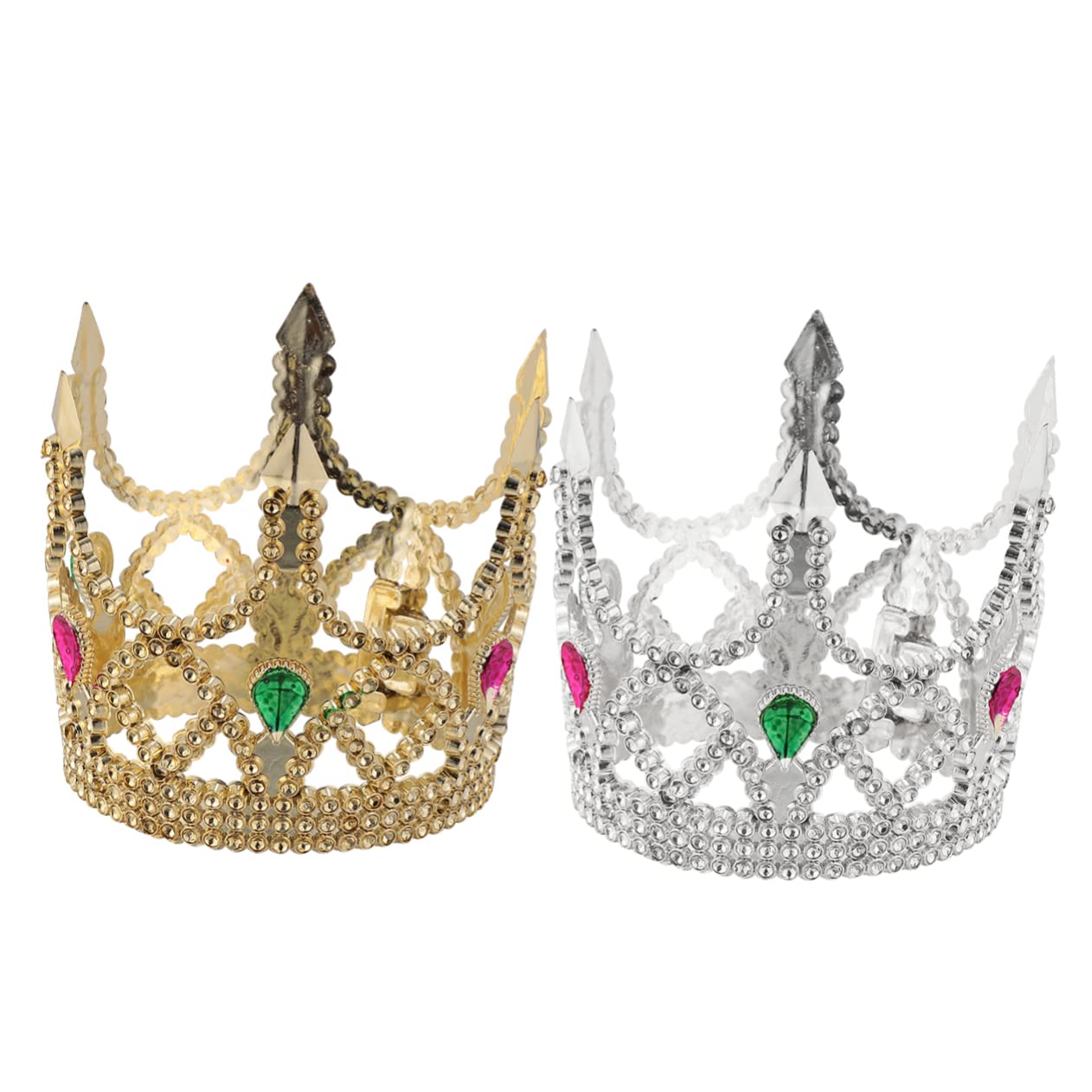 Amazon.co.jp: 2個 ハロウィンキング プリンセスティアラ キング 
