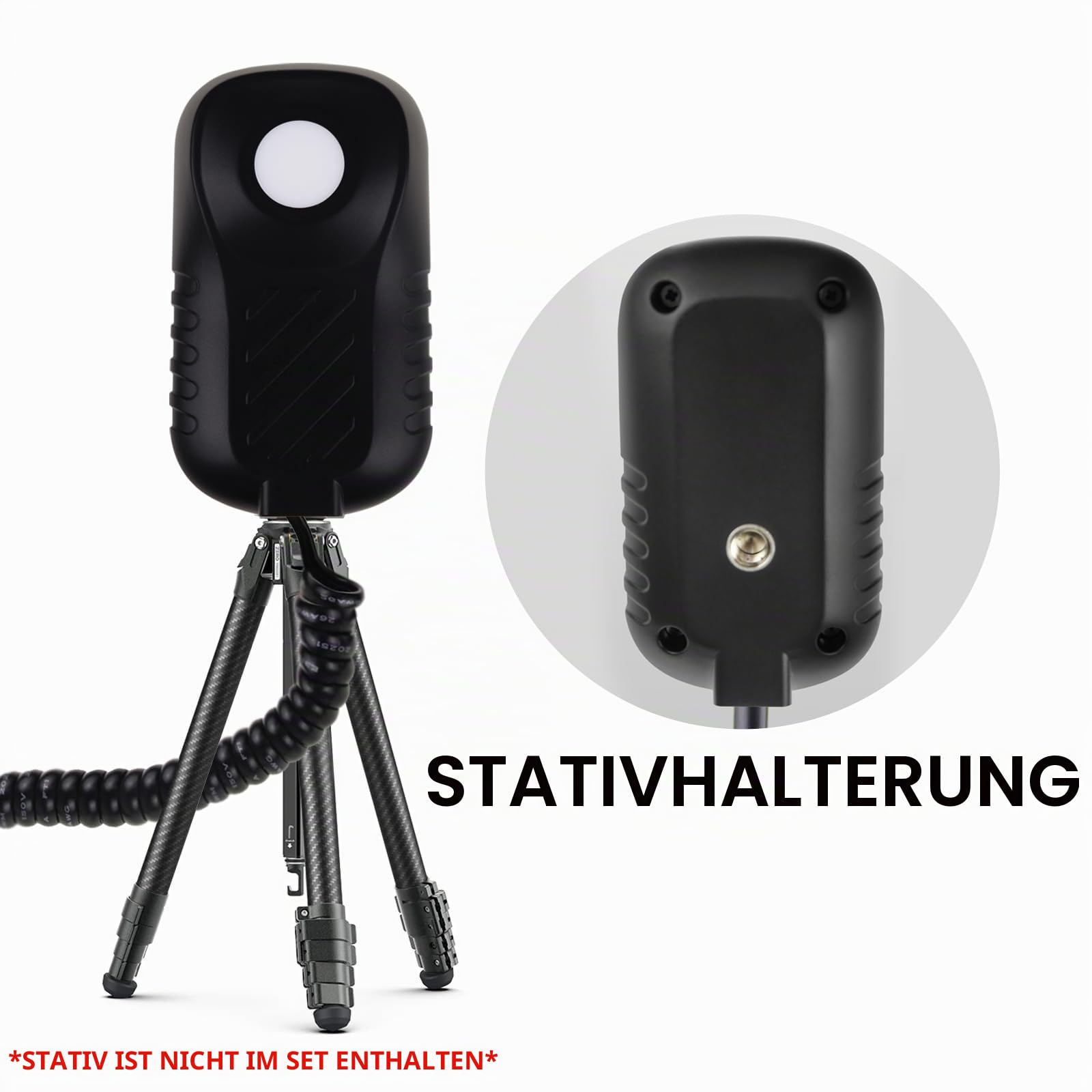 Handgehaltenes digitales Lichtmessgerät PAR-Meter zur Messung der photosynthetisch aktiven Strahlung (PPFD) für Pflanzenbeleuchtung und Hortikultur.