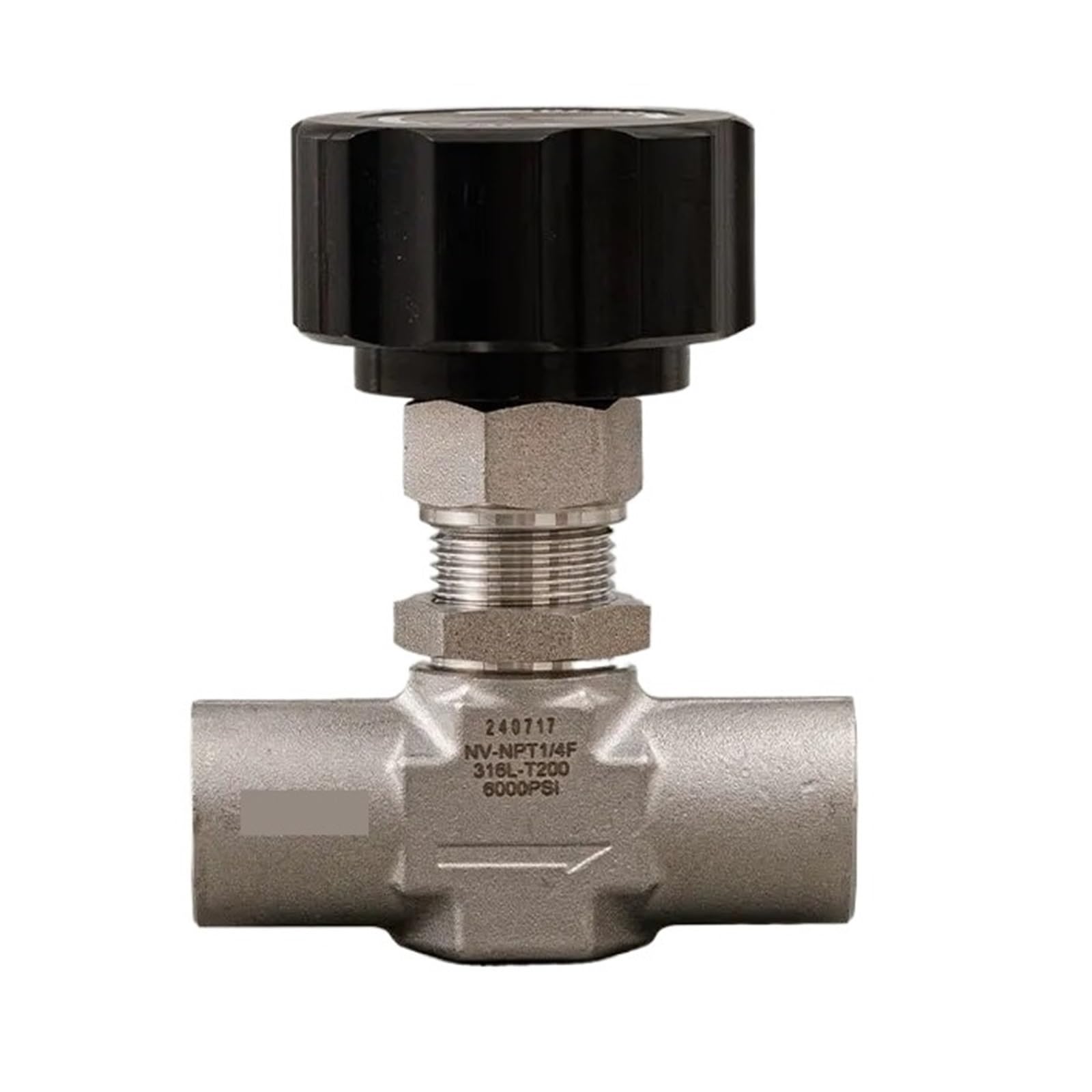 Vanne à aiguille en acier inoxydable 316L pour régulation fluide de haute précision NV-NPT3 8F