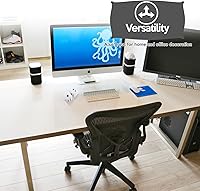 Vista 5 de Vaygway par de dados espejados blancos y negros de felpa para automóvil – par de 3 pulgadas, dados espejados blancos y negros elegantes, vintage