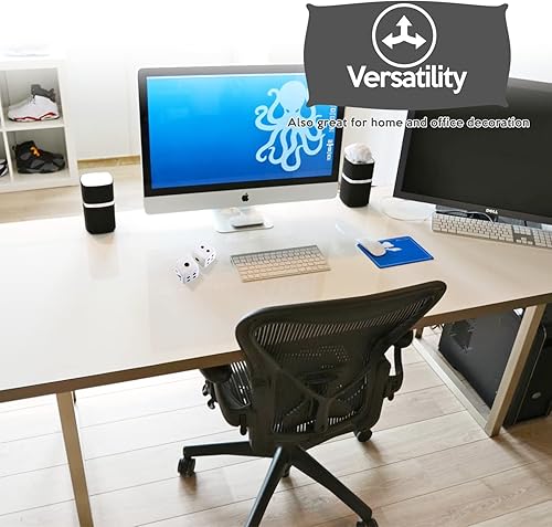 Miniatura 5 de Vaygway par de dados espejados blancos y negros de felpa para automóvil – par de 3 pulgadas, dados espejados blancos y negros elegantes, vintage