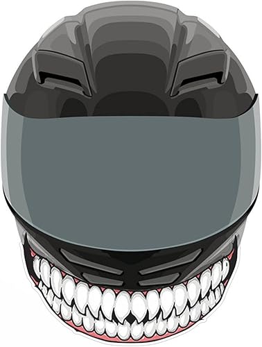 Miniatura 8 de Royalo - Calcomanías decorativas para casco, calcomanías de sonrisa, calcomanías de dientes para automóvil, calcomanías para casco para decorar el