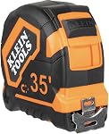 Klein Tools 9235 Tape Measure, Heavy-Duty Magnetic Measuring Tape with 35-Foot Double-Hook Double-Sided Nylon Reinforced Blade, with Metal Belt Clip