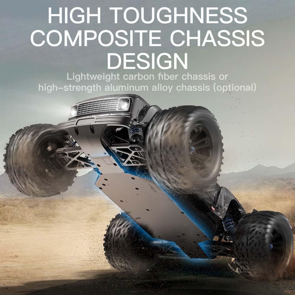 X-Verse 1:12, 70 km/H, auto radiocomandata per adulti, 4 WD, camion radiocomandato veloce, con motore 3S, 2,4 GHz, All Terrain Offroad RC Truggy, 3 batterie