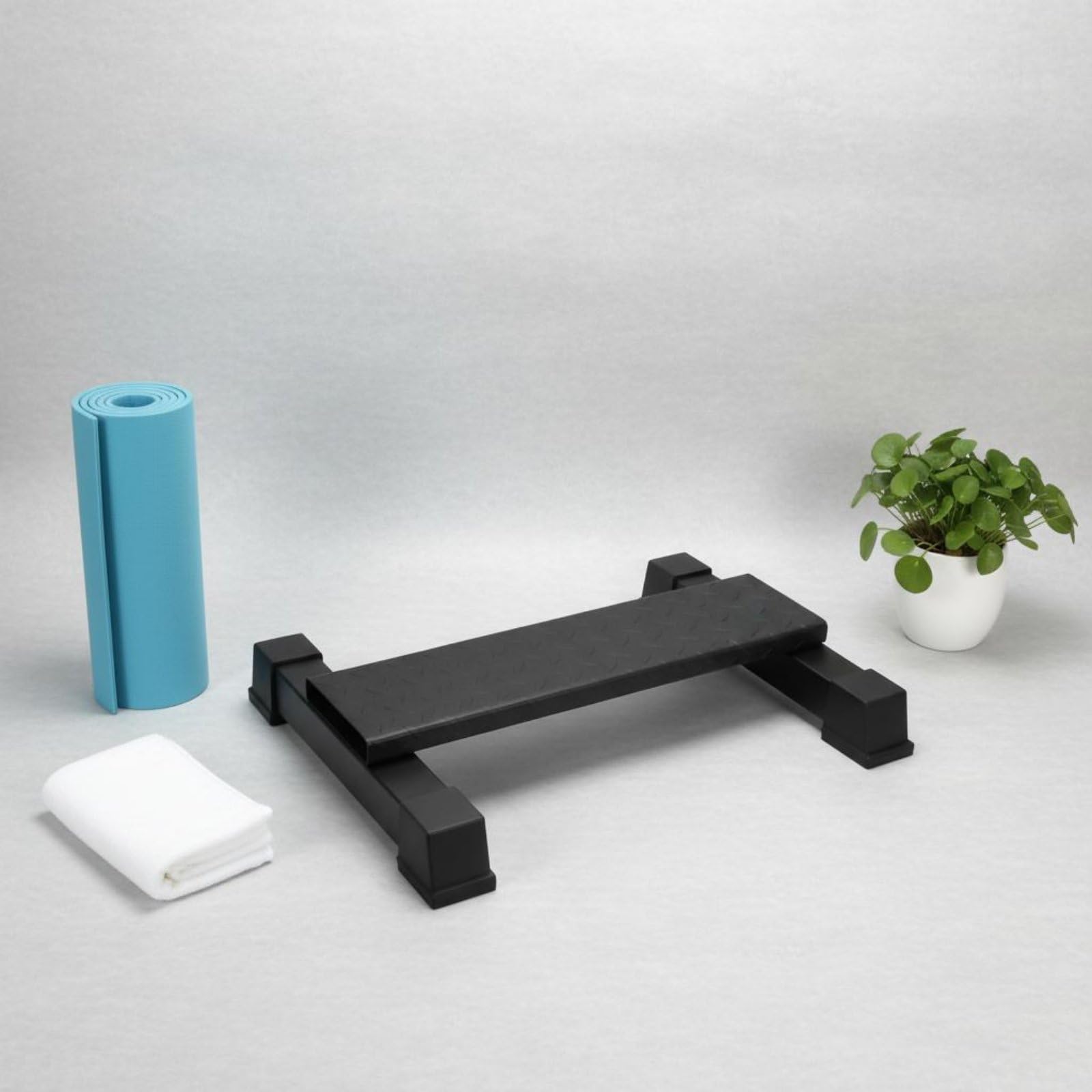 Piattaforma per Polpacci Piattaforma Allenamento Polpacci Tavola Inclinata Tavola Stretching Base Equilibrio in Acciaio E Nylon Adatta per Fitness Domestico Palestra Riscaldamento Recupero