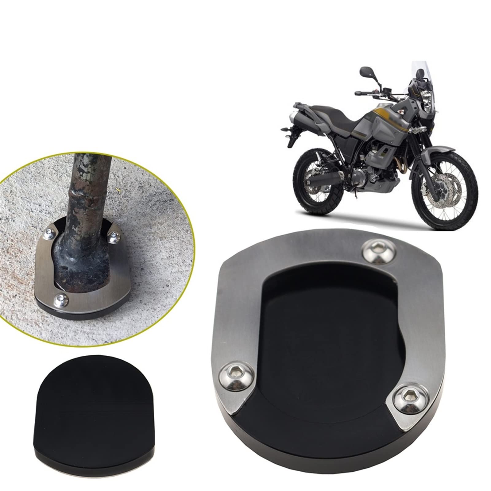 motorfiets zijstandaard Voor Voor XT660Z Voor TENERE Voor XT 660 Z 660Z 2008-2018 Kickstand Voet Zijstandaard Vergroten Extension Pad Motorfiets kickstand pad motorfiets zijstandaard Voor Voor XT660Z Voor TENERE Voor XT 660 Z 660Z 2008-2018 Kickstand Voet Zijstandaard Vergroten Extension Pad Motorfiets kickstand pad