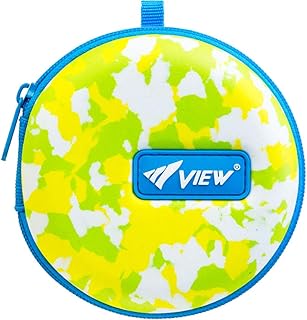 VIEW Swimming Gear Goggle Case (Lime Green/Yellow)