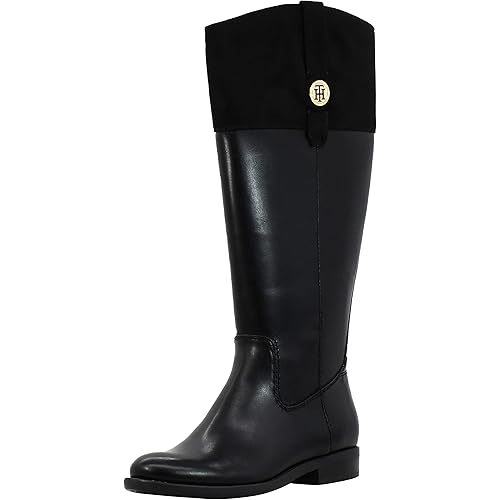 Tommy Hilfiger Women's Shano-Wc Wide Calf Classic Riding Boot
