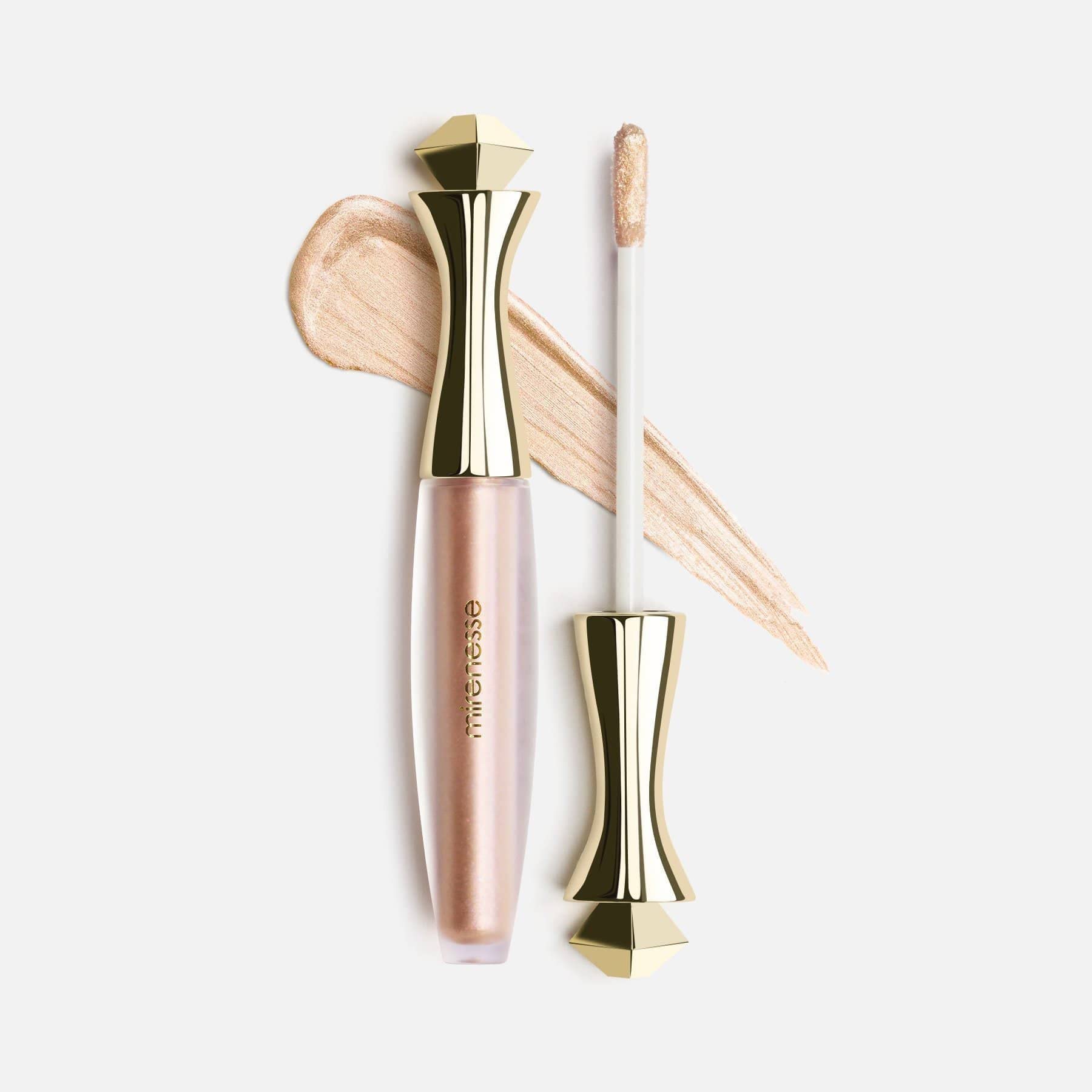 Mirenesse Metallic Gloss Plumper, 3 in 1 Instantly Plumps with Vitamin C + Vitamin E and Metallic Lip Gloss Shine, Vegan and Toxin Free, 3 Idol .15 oz