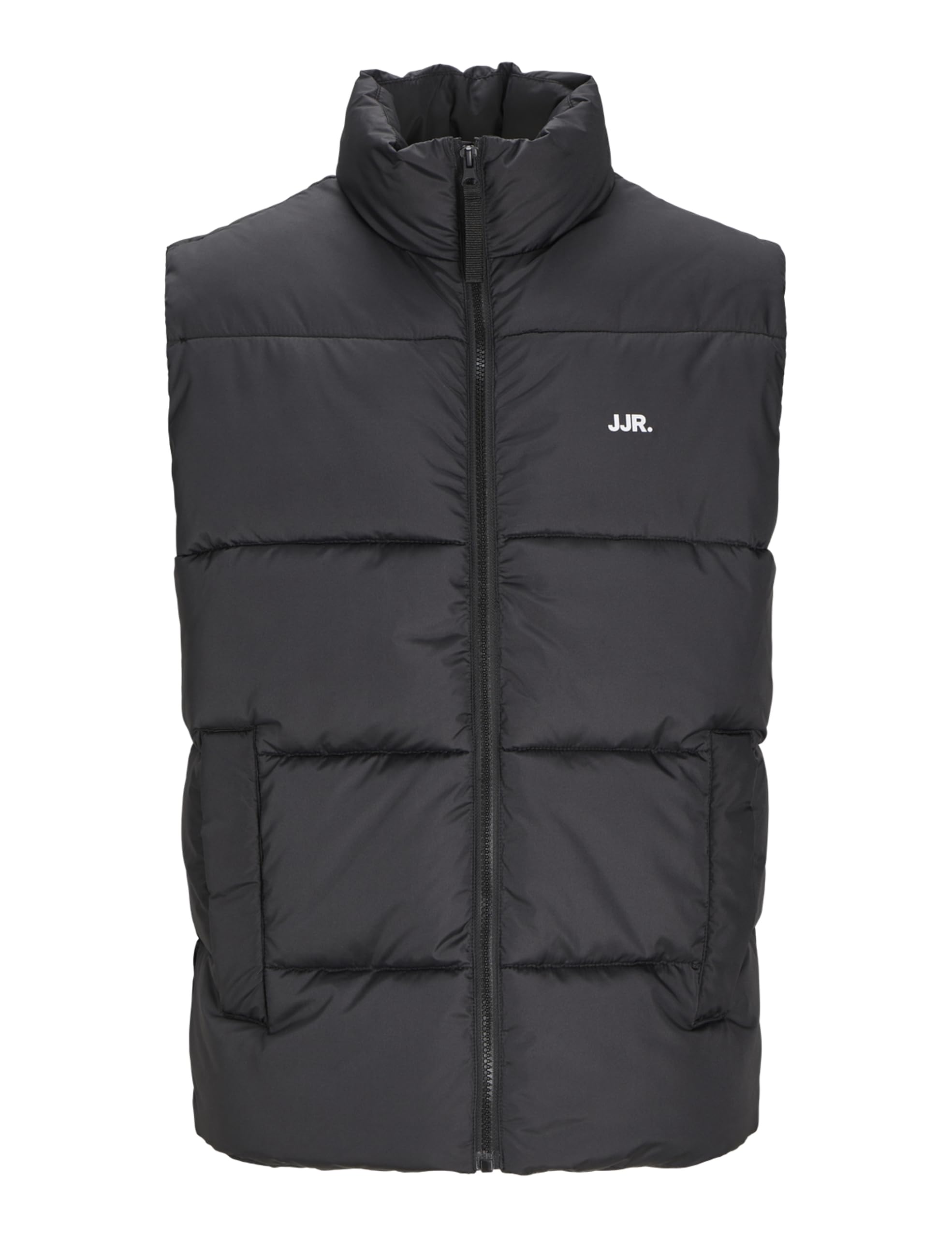 JJ REBEL Men's Jrebrebel Logo Body Warmer Vest, Black, XXL