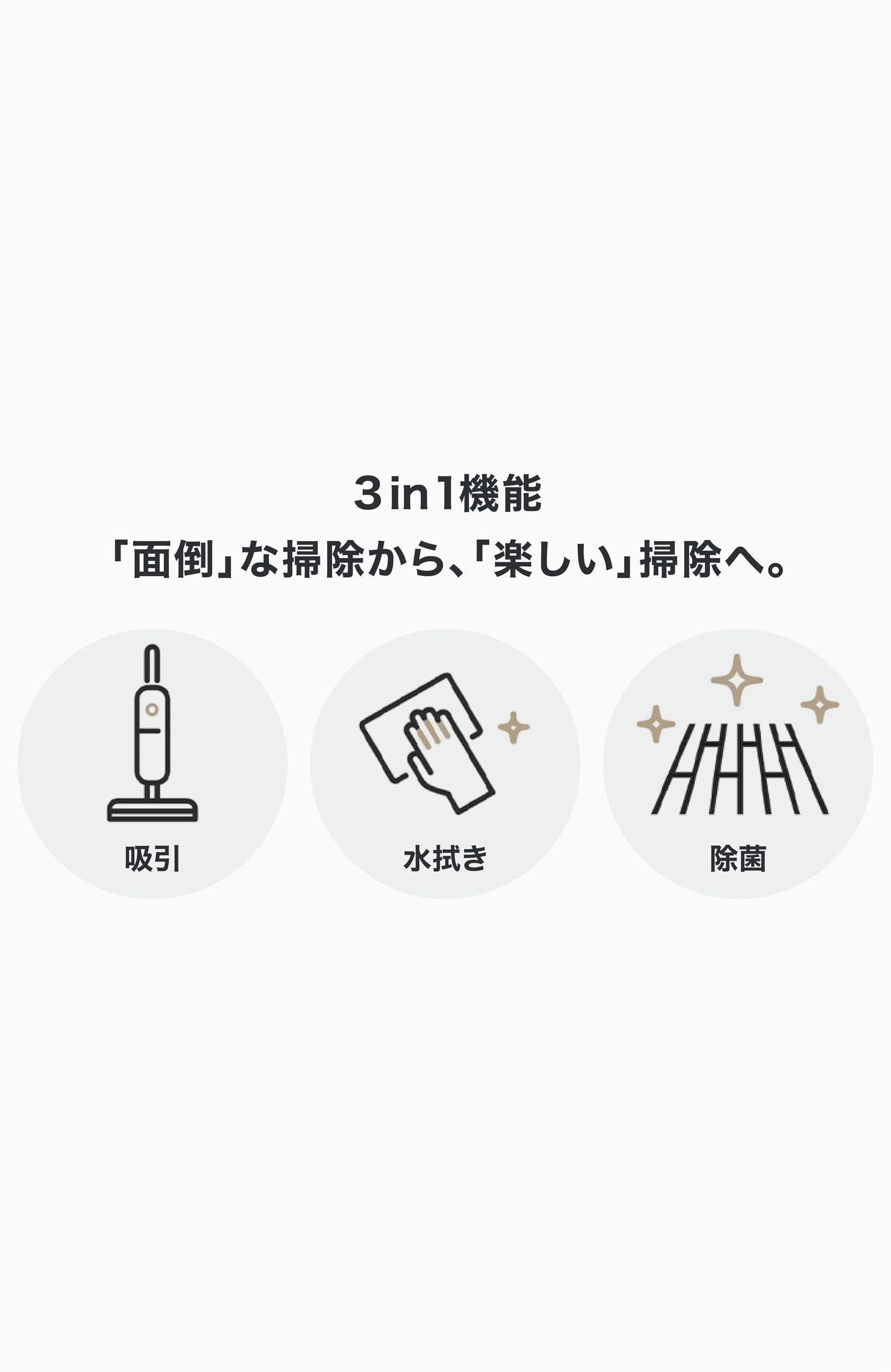 Mindoo AquaX ミンドー アクアエックス 水拭き掃除機 コードレス 自走