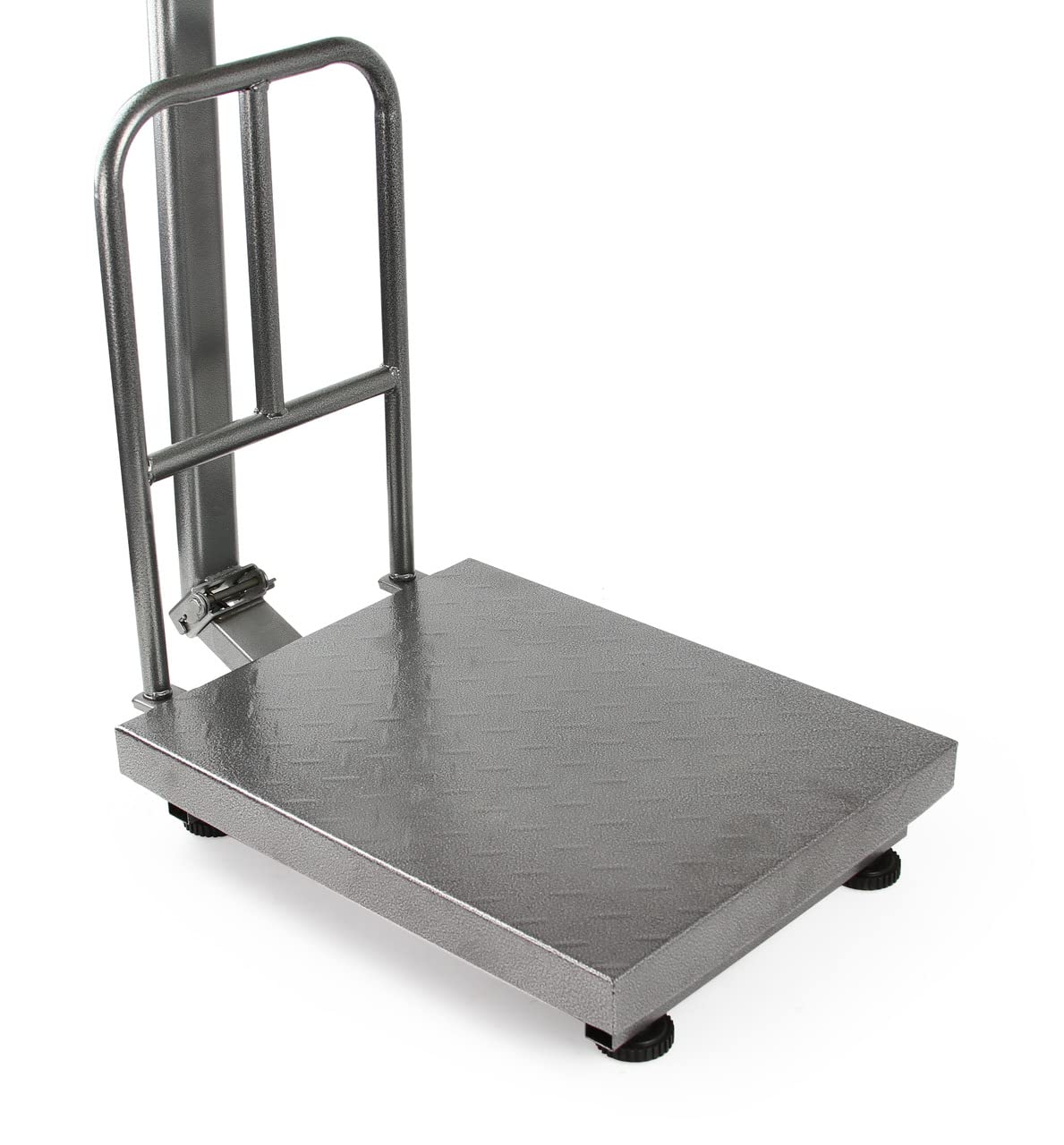 Báscula electrónica industrial con pantalla digital de acero, plataforma comercial plegable (300 kg)