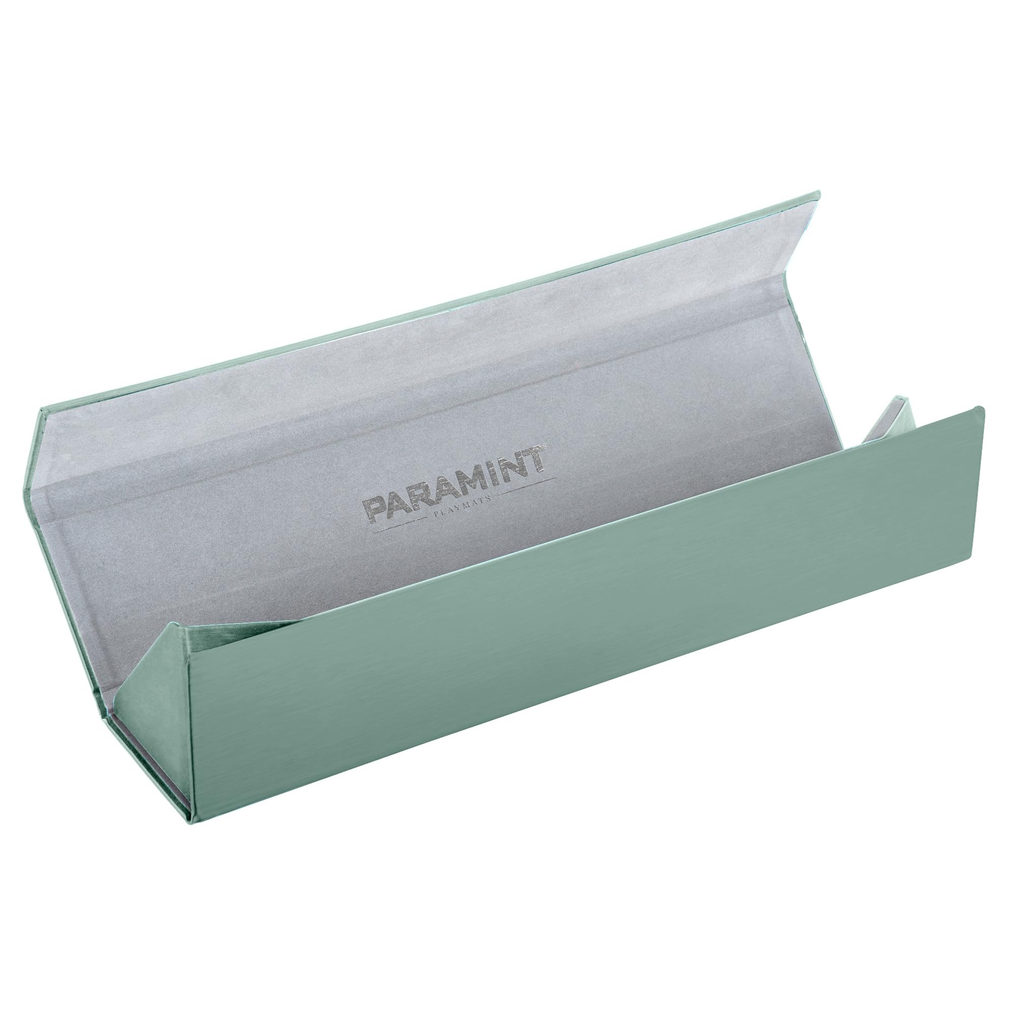 Paramint MatShield Dark Green, Durable Playmat Case - Compatible with Magic The Gathering, MTG Play Mat Tube - Play MTG, YuGiOh, TCG - Premium Leatherette with Fabric Interior, Magnet Snap Closure