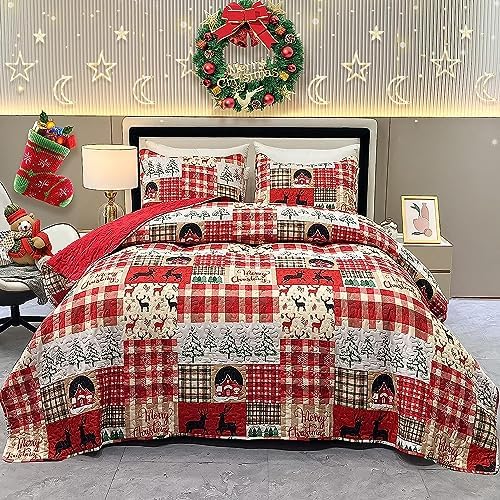 Holiday Cabin Quilted Blanket NCU0NT082 main image 1