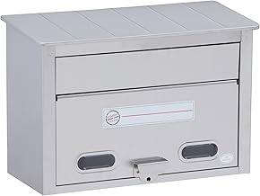 グリーンライフ ポスト 壁掛け【日本製】 サビにくい18-8ステンレス A4サイズ対応 南京錠取付可 PH-30